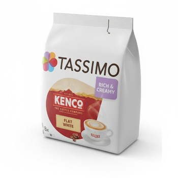 Tassimo Kenco Flat White Coffee Pods x8