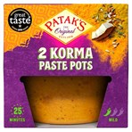  Patak's The Original 2 Korma Paste Pots 2 x 70g