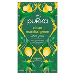 Pukka Organic Clean Matcha Green 20 Green Tea Sachets 30g