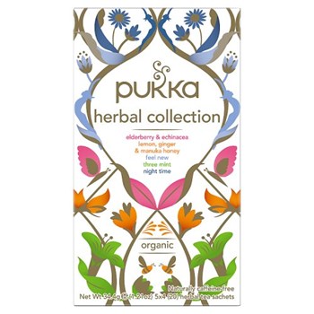 Pukka Organic Herbal Collection 20 Herbal Tea Sachets 34.4g
