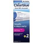 Clearblue Ultra Early Pregnancy Test (10mIU), Results 6 Days Early, 2 Tests