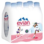 Evian Natural Mineral Water 6 x 50cl
