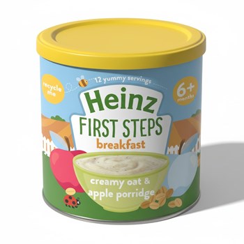 Heinz First Steps Breakfast Creamy Oat & Apple Porridge 6+ Months 240g