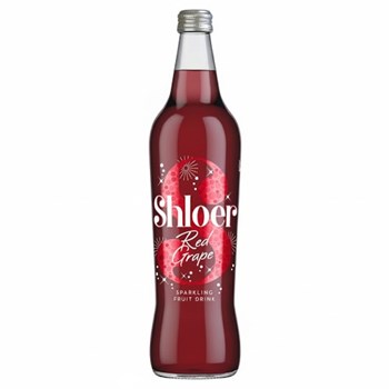 Shloer Red Grape Sparkling Fruit Drink 750ml
