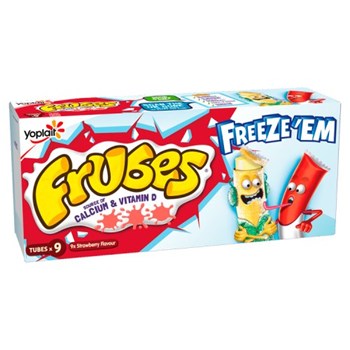 Frubes Kids Strawberry Yoghurt Tubes 9 x 37g