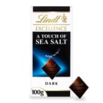 Lindt Excellence Dark Sea Salt Chocolate Bar 100g