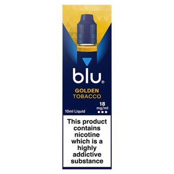 blu Golden Tobacco Liquid 18mg/ml 10ml