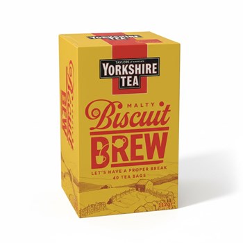 Taylors of Harrogate Yorkshire Tea Malty Biscuit Brew 40 Tea Bags 112g