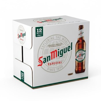 San Miguel Premium Lager Beer 12 x 330ml Bottles