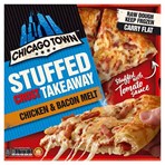 Chicago Town Stuffed Crust Takeaway Chicken & Bacon Melt Pizza 640g