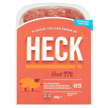 Heck 97% 6 Sausages 400g