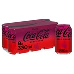 Coca-Cola Zero Sugar Cherry 8 x 330ml