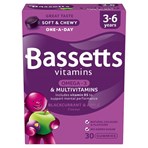 Bassetts Vitamins Blackcurrant & Apple Vitamins Omega-3 & Multivitamins 30 Gummies 3-6 Years