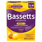 Bassetts Vitamins Citrus Flavour Omega-3 & Multivitamins 12-18 Years 30 Gummies