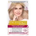 L'Oréal Paris Excellence Créme Permanent Hair Dye, 9.1 Natural Light Ash Blonde