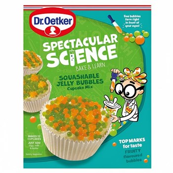 Dr. Oetker Spectacular Science Squashable Jelly Bubbles Cupcake Mix 325g
