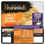 Sharwood's 8 Garlic & Coriander Poppadoms