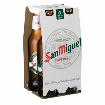 San Miguel Premium Lager Beer 4 x 330ml