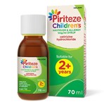 Piriteze Children’s Hayfever & Allergy Syrup, 2 years+, 70ml