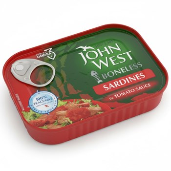 John West Boneless Sardines in Tomato Sauce 95g