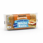 Warburtons Gluten Free 4 Super Soft Sliced Square Rolls