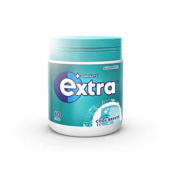 Extra Cool Breeze Chewing Gum Sugar Free Bottle 60 pieces