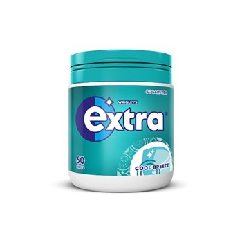 Extra Cool Breeze Chewing Gum Sugar Free Bottle 60 pieces