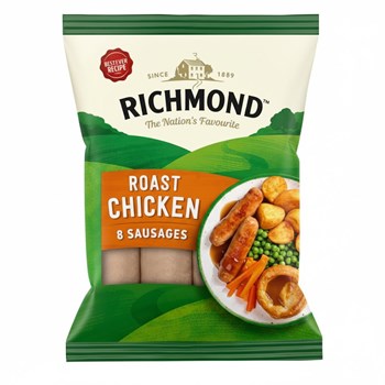 Richmond 8 Roast Chicken Sausages 410g