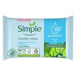 Simple Kind to Skin Micellar Cleansing Wipes Water Boost 20 wipes 