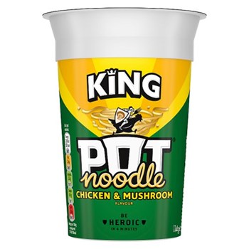 Pot Noodle  King Pot Noodle Chicken & Mushroom 114 g 