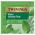 Twinings Pure Green Tea 80 Single Tea Bags 200g