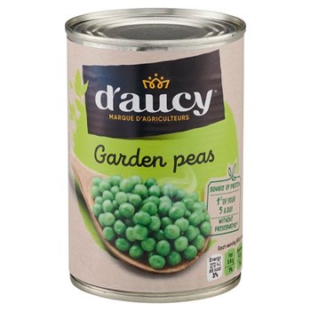 D'Aucy Garden Peas 400g
