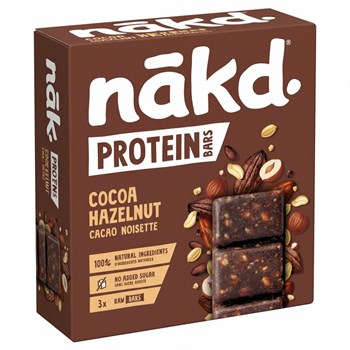 Nākd Cocoa Hazelnut Protein Bars 3 x 45g