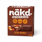 Nākd Cocoa Orange Raw Fruit & Nut Bars 4 x 35g