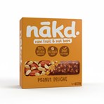 Nākd Peanut Delight Raw Fruit & Nut Bars 4 x 35g