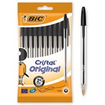 BIC Cristal Original Pens Black x10