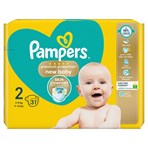 Pampers Premium Protection New Baby Size 2, 31 Nappies, 4kg-8kg, Carry Pack