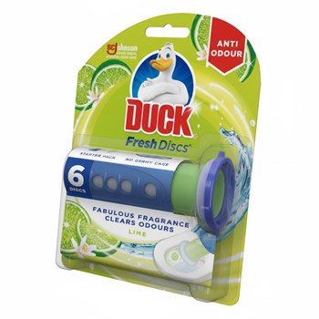 Duck Toilet Cleaner Fresh Discs Holder Lime 36ml