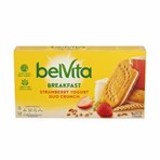 Belvita Breakfast Biscuits Duo Crunch Strawberry and Live Yogurt 5 Packs 253g