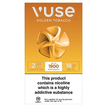 Vuse Originals 2 Golden Tobacco ePod eLiquid Pods 18 mg/ml