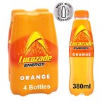 Lucozade Energy Drink Orange 4x380ml