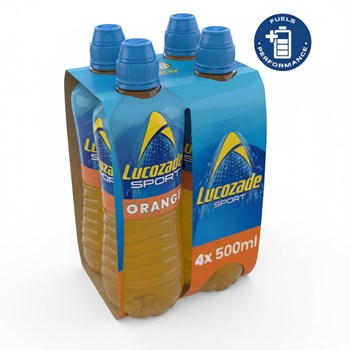 Lucozade Sport Drink Orange 4 x 500ml
