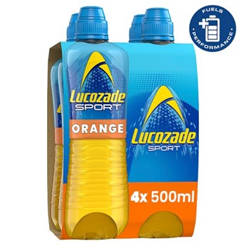 Lucozade Sport Drink Orange 4 x 500ml