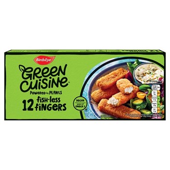 Birds Eye Green Cuisine 12 Fish-Less Fingers 336g