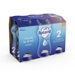 Aptamil 2 Follow on Milk 6 - 12 Months 6 x 200ml (1.2L)