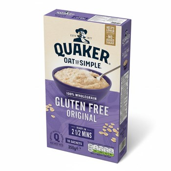 Quaker Oat So Simple Gluten Free Porridge Sachets 10x35g