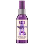 Aussie Mega Smooth Hair Oil - Vegan Hair Repair Treatment For Dry, Damaged, Curly Hair,  100ml