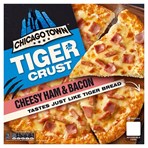 Chicago Town Tiger Crust Cheesy Ham & Bacon Pizza 315g