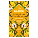 Pukka Organic Lemon, Ginger & Manuka Honey 20 Herbal Tea Sachets 40g