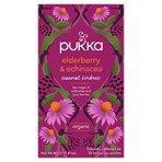 Pukka 20 Elderberry & Echinacea Herbal Tea Sachets 40g